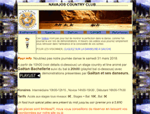 Tablet Screenshot of navajos-country-club.fr